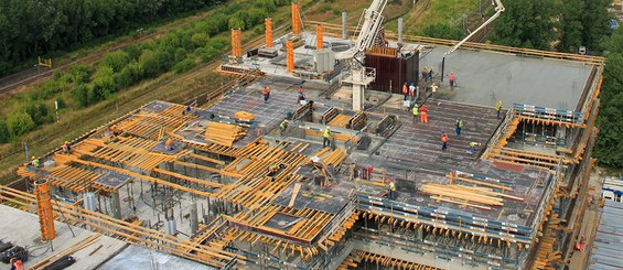 Cimbra de vigas de madera ENKOFLEX adaptable a cualquier tipo de losa