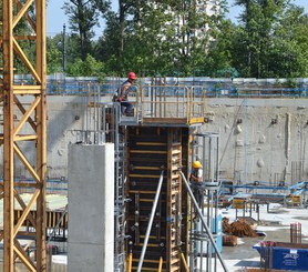 Seguridad garantizada en el concretado de columnas