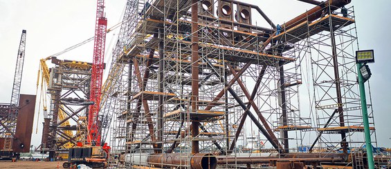 Plataforma marina BALAM-TA2, Campeche, México