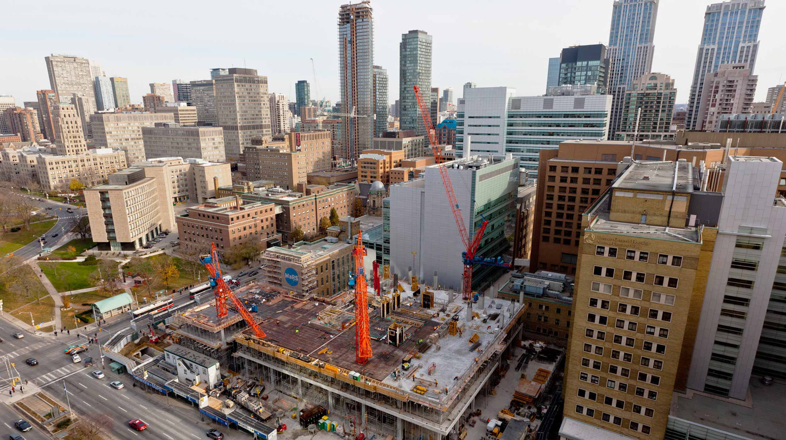 Ubicado en el distrito Discovery de Toronto, la Fase II del Centro MaRs sumará 74,000 m² al complejo ya existente.