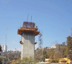 Pila 6, Viaducto El Manantial, Tren Interurbano México - Toluca