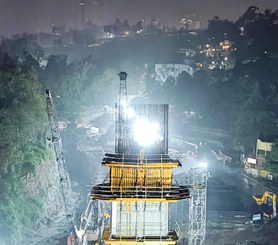 Pila 6, Viaducto El Manantial, Tren Interurbano México - Toluca