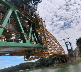 Puente Boca del Cerro, en tramo I del Tren Maya.