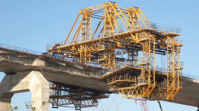 Puente sobre la Bahía de Cádiz, España