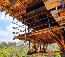 Dovela 0 del Viaducto Doble Voladizo en el Tren Interurbano México-Toluca