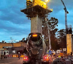 Dovela 0 del Viaducto Doble Voladizo en el Tren Interurbano México-Toluca