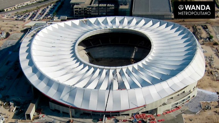 ULMA participa en la inauguración del estadio Wanda Metropolitano en Madrid, antes llamado La Peineta