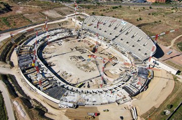 ULMA participa en la inauguración del estadio Wanda Metropolitano en Madrid, antes llamado La Peineta