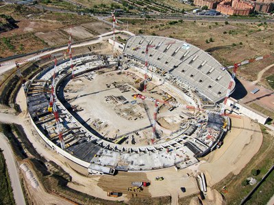 ULMA participa en la inauguración del estadio Wanda Metropolitano en Madrid, antes llamado La Peineta