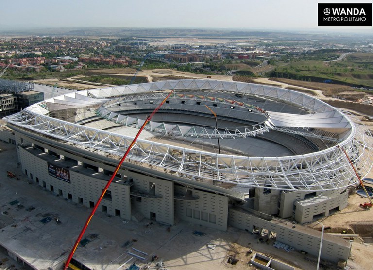 ULMA participa en la inauguración del estadio Wanda Metropolitano en Madrid, antes llamado La Peineta