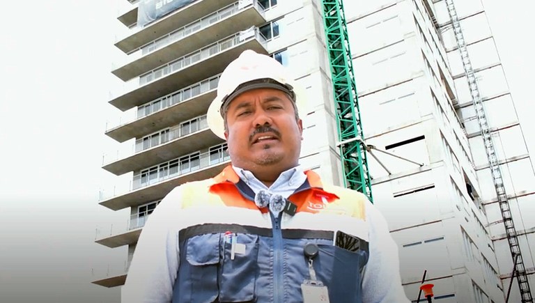 Carlos Agüero, Gerente de Construcción de Promotora y constructora Tollán